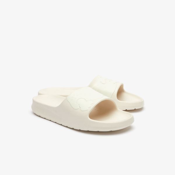 Lacoste Lacoste x Ricky Regal Synthetic Crocodile Slides Pánské - Pantofle Béžový | CZ-8e8yle